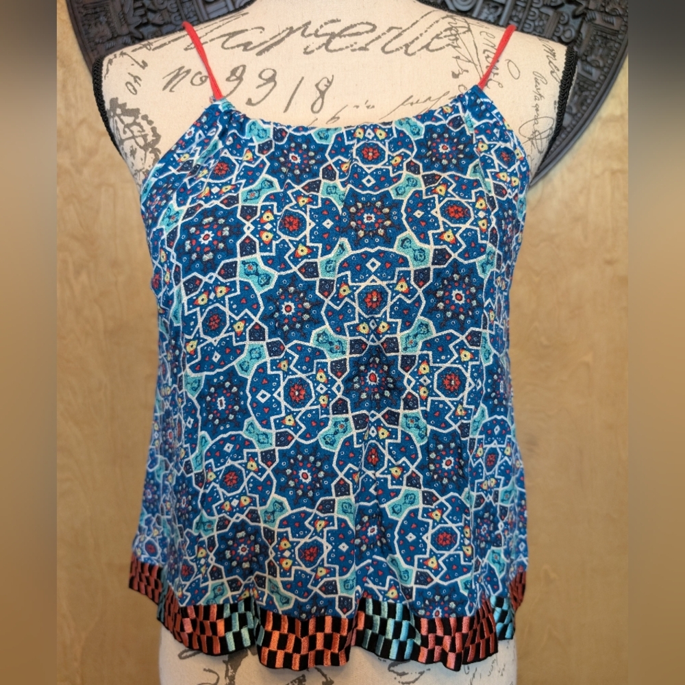 MINKPINK Blue Sleeveless Camisole Top